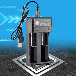 3.7V 18650 Li-Ion Batteries USB Charger Fast Charger Multi-Safety Protection - Picture 1 of 7