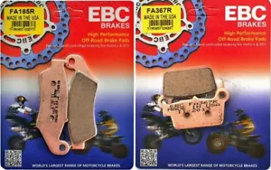 EBC FA185R front & FA367R rear brake pad set for Kawasaki KX250/450 & RMZ250/450 - Picture 1 of 5