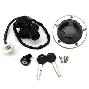 Fit For Kawasaki Vulcan S 650 VN 650 Ignition Switch Fuel Gas Cap Seat Lock Set - Picture 1 of 10
