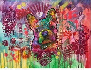 Trademark Fine Art ALI46292-C1419GG Frenchie Jacket by Dean Russo, 14×19 - Picture 1 of 4