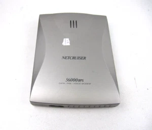 NETUSER PT-3120 MODEM DIAL-UP SERIAL 56K 56KBPS Slim Slimline Retro Vintage - Picture 1 of 5