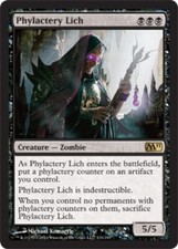 1x Phylactery Lich LP, English MTG Magic 2011 (M11)