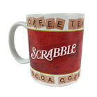 Scrabble Ceramic Coffee Mug Cup 8 oz. 2003 Scrabble Tiles Graphic