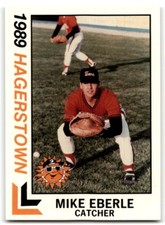 1989 BEST HAGERSTOWN SUNS MIKE EBERLE HAGERSTOWN SUNS #12