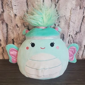 Peluche velluto Squishmallows Reina la farfalla 12" Squish-Doos usato in ottime condizioni - Foto 1 di 6
