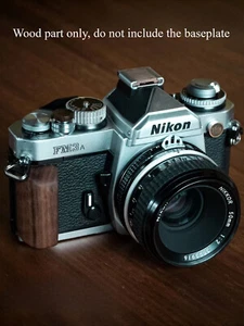 Wood Wooden Hand Grip Camera Holder For Nikon FM FM2 FM2A FM2T FE FE2 FM3A - Picture 1 of 8
