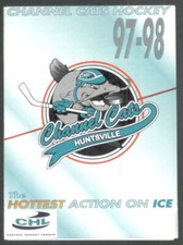 1997-98 Huntsville Channel Cats CHL Hockey Schedule !!! Schlotzsky's Deli