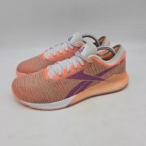 Reebok CrossFit Nano 9 Shoes Sneakers Orange Running Womens Size 11 DV6367 - Picture 1 of 9