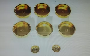 Brass Freeze Plug kit 95-99 Mitsubishi Eclipse,Talon 420A DSM - Picture 1 of 3
