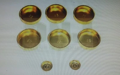 Brass Freeze Plug kit 95-99 Mitsubishi Eclipse,Talon 420A DSM - Image 1 of 3