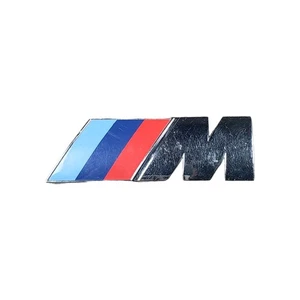 M Performance Cerium Grey Sport Emblem Badge Fender Trunk BMW M 2 3 4 5 X Series - Foto 1 di 5