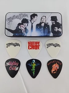 Motley Crue 2012 Guitar Pick Set of 6 in collectible tin - Picture 1 of 3