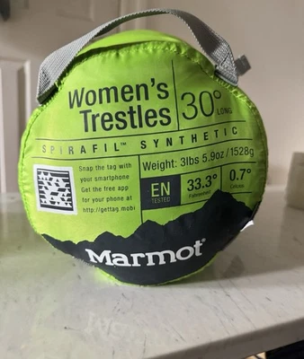 Женский длинный спальный мешок Marmot Trestles 33°F - Изображение 1 из 4
