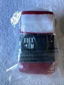 Rock Em Super Fan Youth L 2.5.5. Confezione 2 Calze Alabama Crimson Tide Tote 20 - Foto 1 di 2