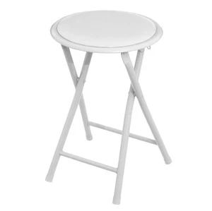 Urban Living Sitzhocker Küchenhocker Rundhocker Klappbar Falthocker Weiß Hocker - Bild 1 von 4