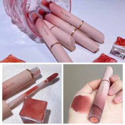+Women Light Luxury Rose Velvet Matte Lip Glaze Mud Student Lip Gloss C1Q5 - Image 1 of 4