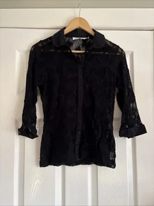 Top de encaje See Thru de Anne Fontaine talla 40 - Imagen 1 de 3