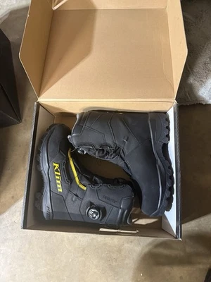 BOTAS DE MOTO DE NIEVE KLIM "ADRENALINE PRO S GTX" DUAL BOA - NEGRAS - HOMBRE EE. UU. 13 Foto 1 de 4