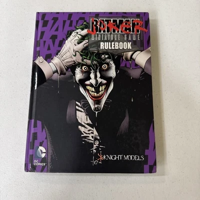 Batman Joker Miniature Game Rulebook Knight Models Hardcover Book - Image 1 of 4
