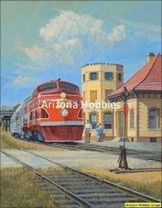 Waxahachie Whistlestop: The Texas Rocket at Waxahachie, Texas print - Picture 1 of 1