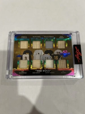 Hoja Espectacular Piratas Clemente 2025 / Bonds / Stargell / Kiner 8 Reliquia #3/3 Foto 1 de 2