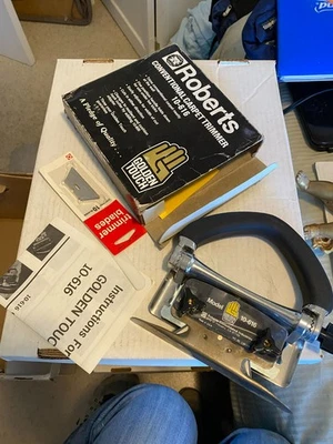 Recortadora de alfombras convencional Roberts Golden Touch de colección 10-616 instrucciones de caja original Foto 1 de 4