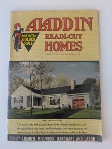 1977 Aladdin Homes Catalog Readi-Cut House Plans Architecture Bay City Michigan - Picture 1 of 5