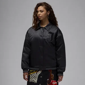 Bomberjacke Damen M 🔥 Nike Air Jordan Marke Varsity FV7137-010 schwarz 180 $ - Bild 1 von 7