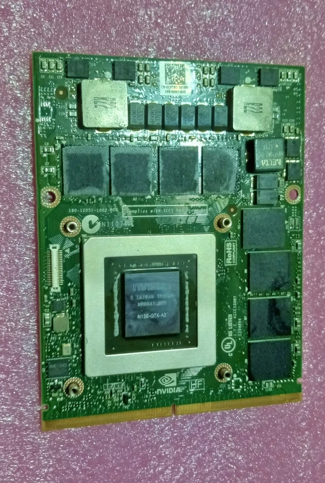 Dell Alienware NVIDIA M17X R4 M18X R2 GTX 680M 2GB Grafikkarte N13E-GTX-A2 CPCXD - Bild 1 von 3