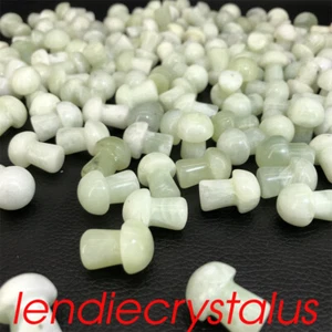 100pcs Wholesale Natural New Mountain Jade Mushroom Quartz Crystal 1" Gem Reiki - Picture 1 of 12