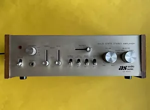 AS Audio SONIC SA 800U Stereo AMPLIFIER Deck HiFi BASS Box 70 80 AMPLIFIER Set - Picture 1 of 12