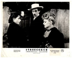 Stagecoach Original Lobby Card Claire Trevor Louise Platt John Carradine Western - Picture 1 of 1