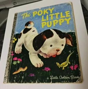 A Little Golden Book The Poky Little Puppy 1982 Hardcover - Foto 1 di 1