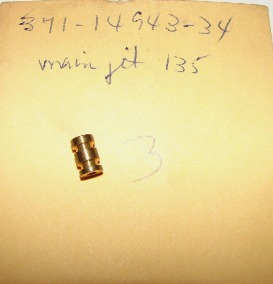 NOS GENUINE Yamaha  Carb Main Jet 371-14943-34 TX500 TX 500 XS500  FAST SHIP - Image 1 of 1