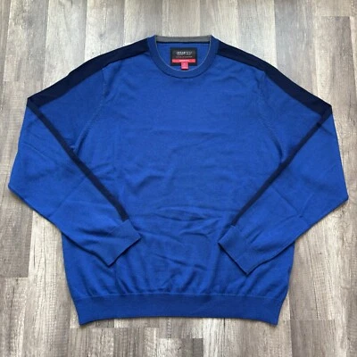 Свитер мужской Kenneth Cole очень большой тонкий Awearness Performance шерстяная смесь Tech - Изображение 1 из 4