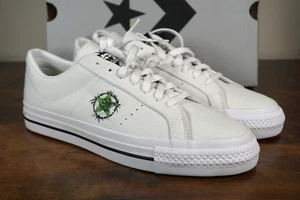 Converse One Star Pro Vintage Suede Sneakers Shoes White A04142C Men Size 9.5 - Picture 1 of 9