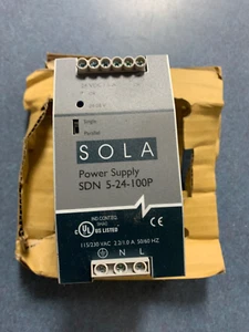 SOLA 24VDC Power Supply, PN: SDN5-24-100P, New - Picture 1 of 4