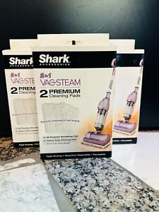 Lots of 3-SHARK 2 Pack Cleaning Pad 2 in 1 VAC then STEAM XT2010 UPC622356528788