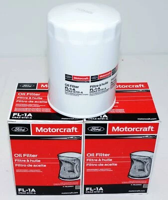Set of 2 Genuine OEM Motorcraft FL1A Engine Oil Filter D9AZ6731A FL-1A - Image 1 of 4