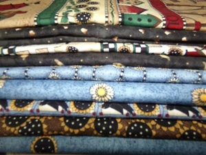 MUMM GARDEN crow flower GARDEN Cotton quilt FABRIC U-Pick SEE INFO 1/2 yd BTHY - Picture 1 of 33