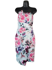 Revolve Parker Black Collection Wendy Asimmetrico Floreale Tg 4 Bouquet Giulietta - Foto 1 di 7