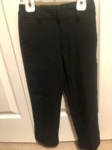 Chaps Kids Black Regular Pants Size 5 Waist Adjustable - Picture 1 of 4