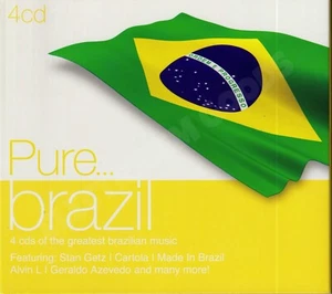 VARIOUS PURE BRAZIL x4 CD ALBUM UK 2010 SONY MUSIC 88697753102 COMPILATION - Picture 1 of 3
