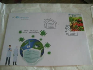 2021 Turkey Special Cover on 1 yr Anniv of Declaration of pandemic by WHO - Picture 1 of 4
