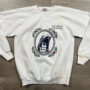 Sudadera De Colección 1990 Vacaciones Crucero Destino Vacacional L Hanes EE. UU. - Imagen 1 de 8