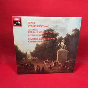 DANIEL BARENBOIM ORCHESTRE DE PARIS Bizet: Symphonic In C 1976 Vinyl LP Quad - Imagen 1 de 4