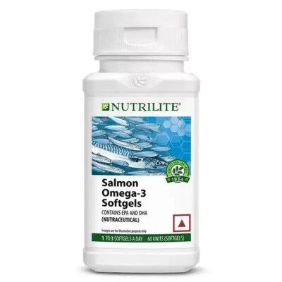Amway Nutrilite Salmone Omega 3 per la salute del cuore (60 compresse) SPEDIZIONE GRATUITA