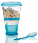Cereal on the Go Cups Breakfast Drink Cups Portable Yogurt and Cereal To-Go Cont