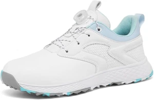 Scarpe Da Golf per Donne E Ragazze, Scarpe Da Golf Impermeabili Senza Punte Calz - Foto 1 di 12