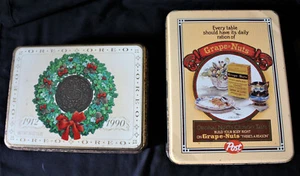 vintage repro Post Grape Nuts and Oreo tins - Picture 1 of 10